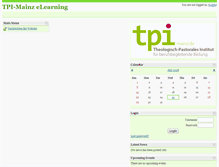 Tablet Screenshot of kurse.tpi-mainz.de
